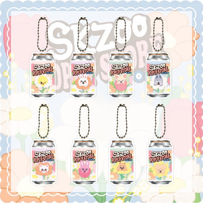 Stray Kids Skzoo Cans Acrylic Keychain|STAY Keychain|Kpop Fanmade Accessories Gift Merch