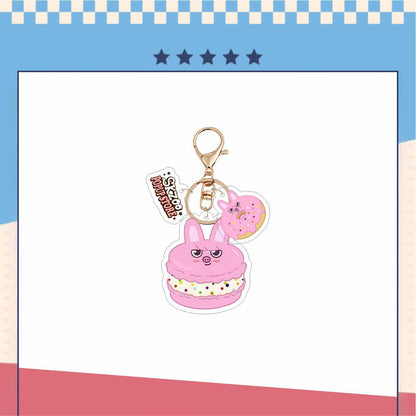 Stray Kids Skzoo Donut Acrylic Keychain|STAY Keychain|Kpop Fanmade Accessories Gift Merch