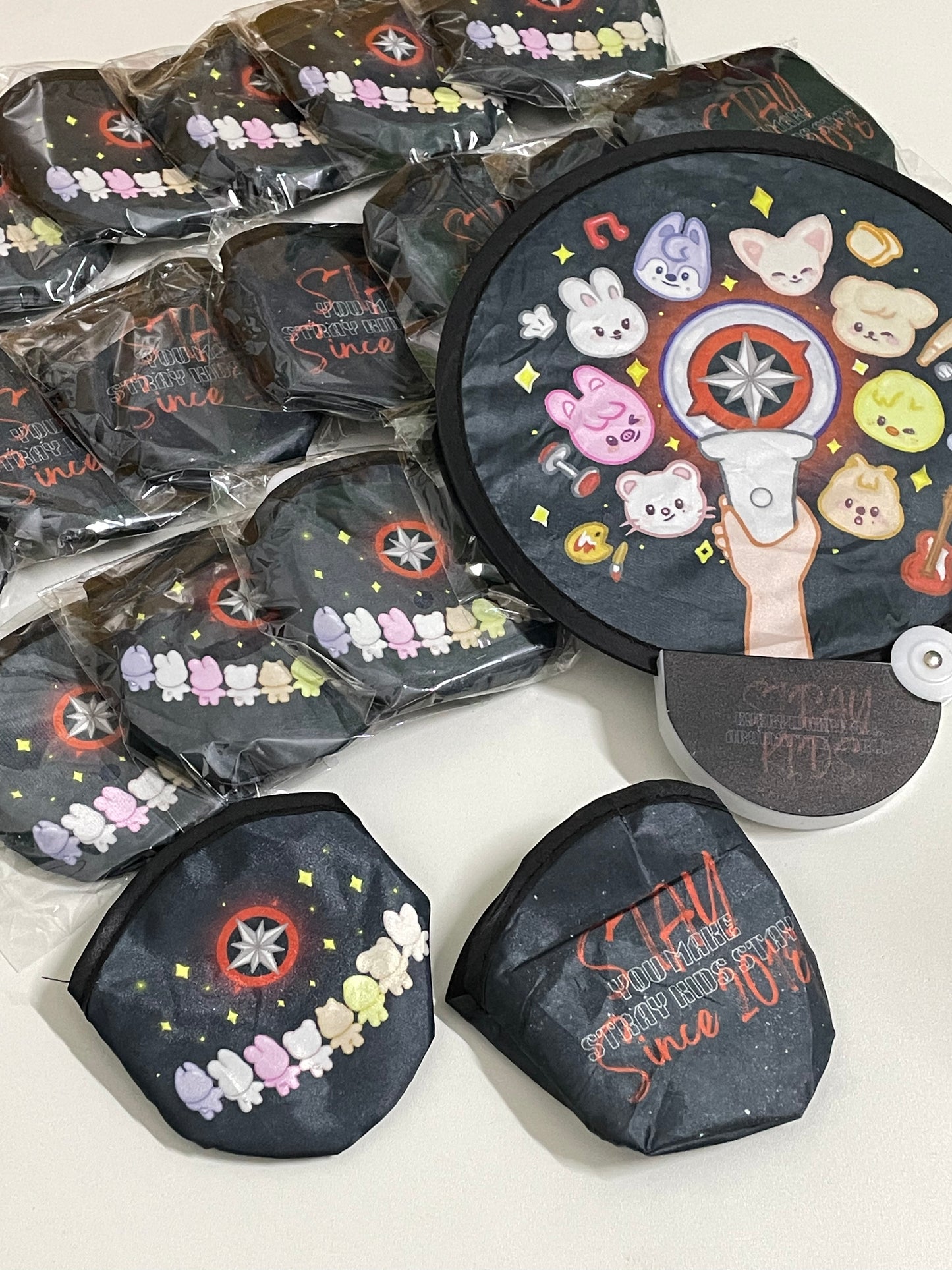 StrayKids Foldable Hand Fan|SKZ Gift|K-Pop Concert Fan