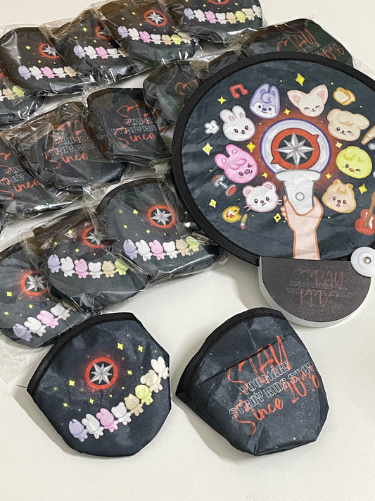 StrayKids Foldable Hand Fan|SKZ Gift|K-Pop Concert Fan