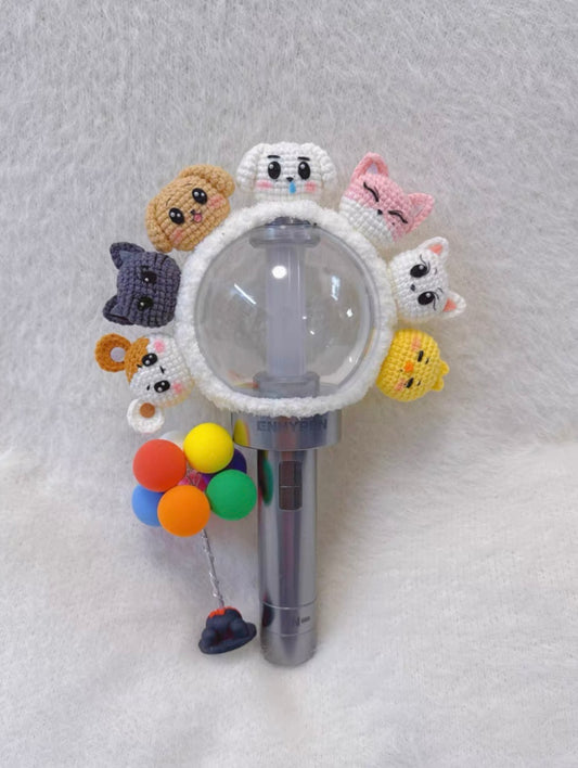 ENHYPEN Lightstick Crochet Cover|Engene Bong Crochet Cover|Handmade Kpop Concert Accessories Merch