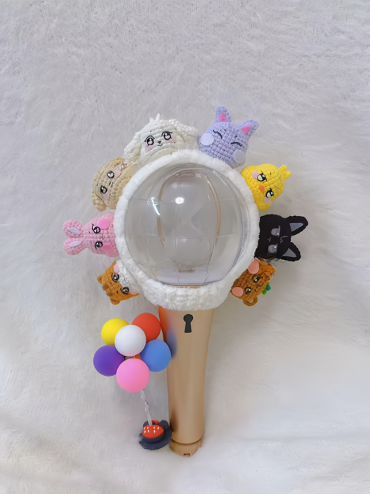 ATEEZ Lightstick Crochet Cover|Aniteez-inspired Merch|Kpop Lightstick deco|ATINY Gift Merch