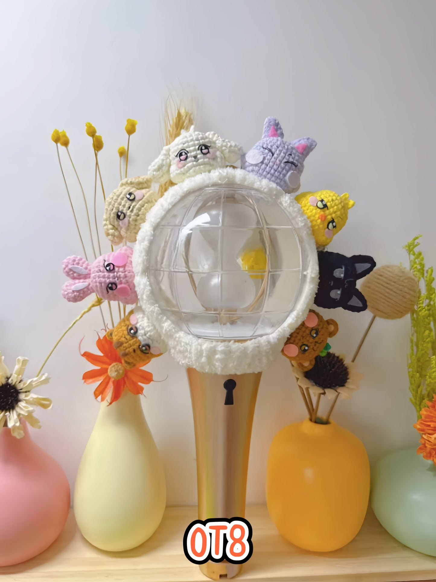 ATEEZ Lightstick Crochet Cover|Aniteez-inspired Merch|Kpop Lightstick deco|ATINY Gift Merch