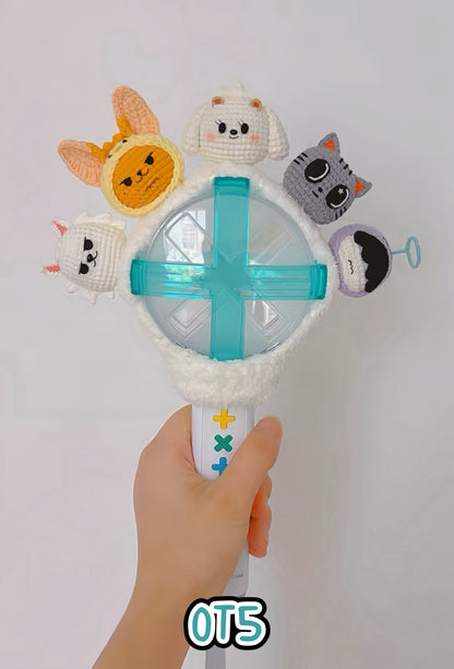 TXT Lightstick Crochet Cover|Moa Bong Decor|PPULBATU inspired Merch|Moa Gift Merch|Kpop concert