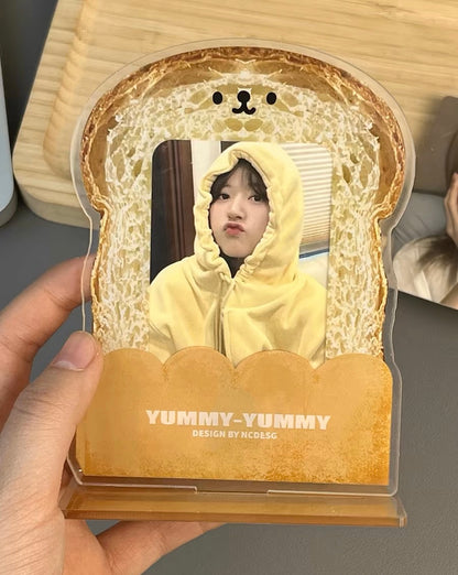 Toast Acrylic PhotoCard Stand | Kpop PhotoCard Holder Display