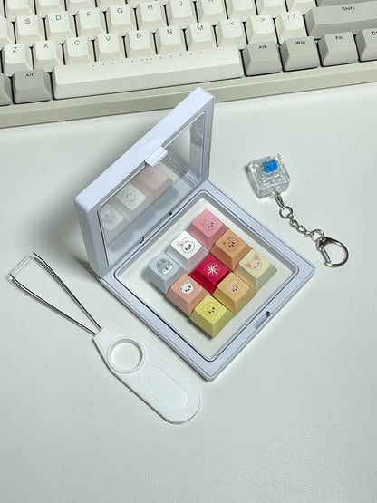 Skzoo Keycap Set |Stray Kids Keycap Fidget Keychains, Skzoo Keyboard Switch