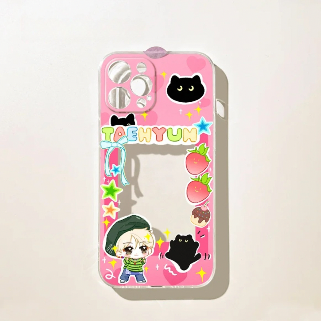 TXT TAEHYUN Inspired Photocard Phone Case|MOA Kpop Merch Gift
