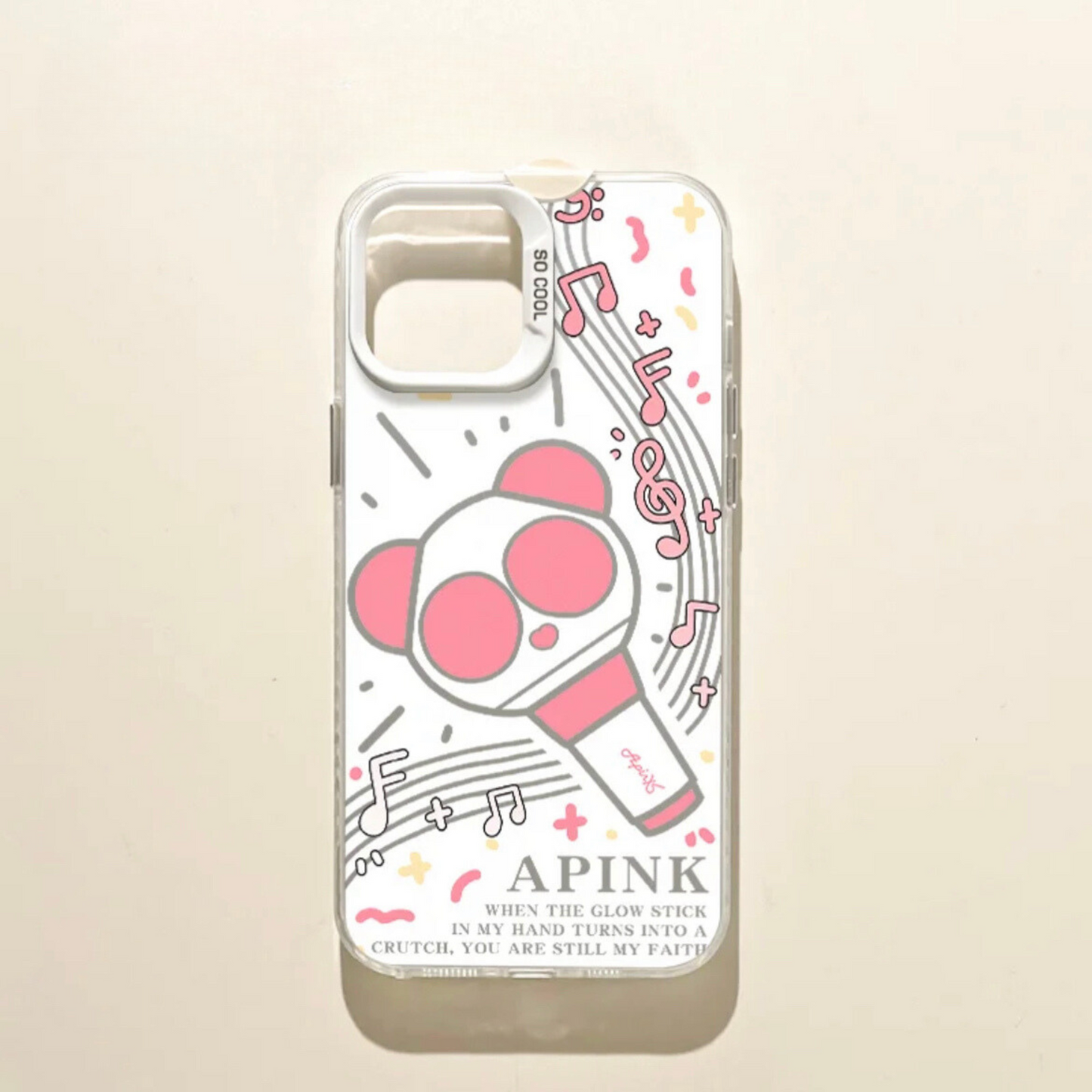 Apink Lightstick Kpop Phone Case | Gift for Pink Panda