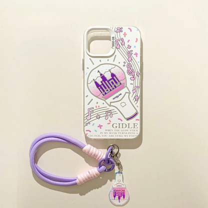 GIDLE Lightstick Kpop Phone Case | Gift for Neverland