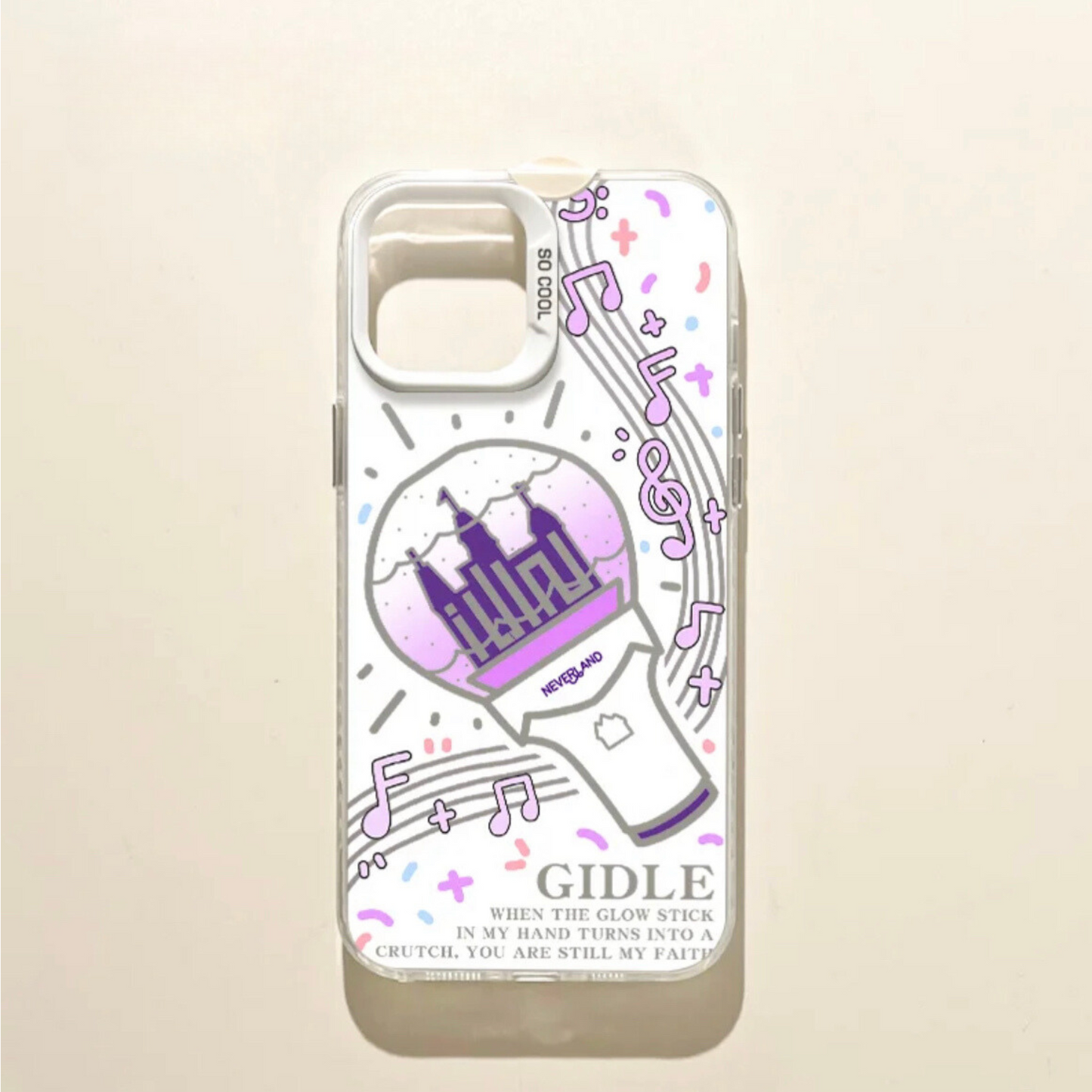 GIDLE Lightstick Kpop Phone Case | Gift for Neverland