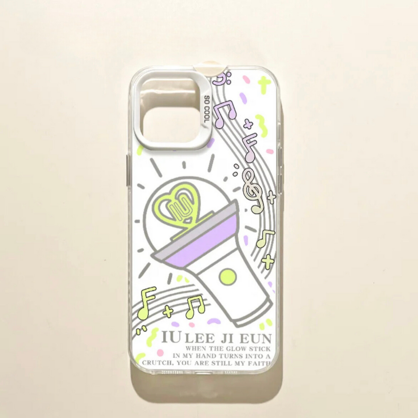 IU 이지은 Lightstick Kpop Phone Case | Gift for UAENA