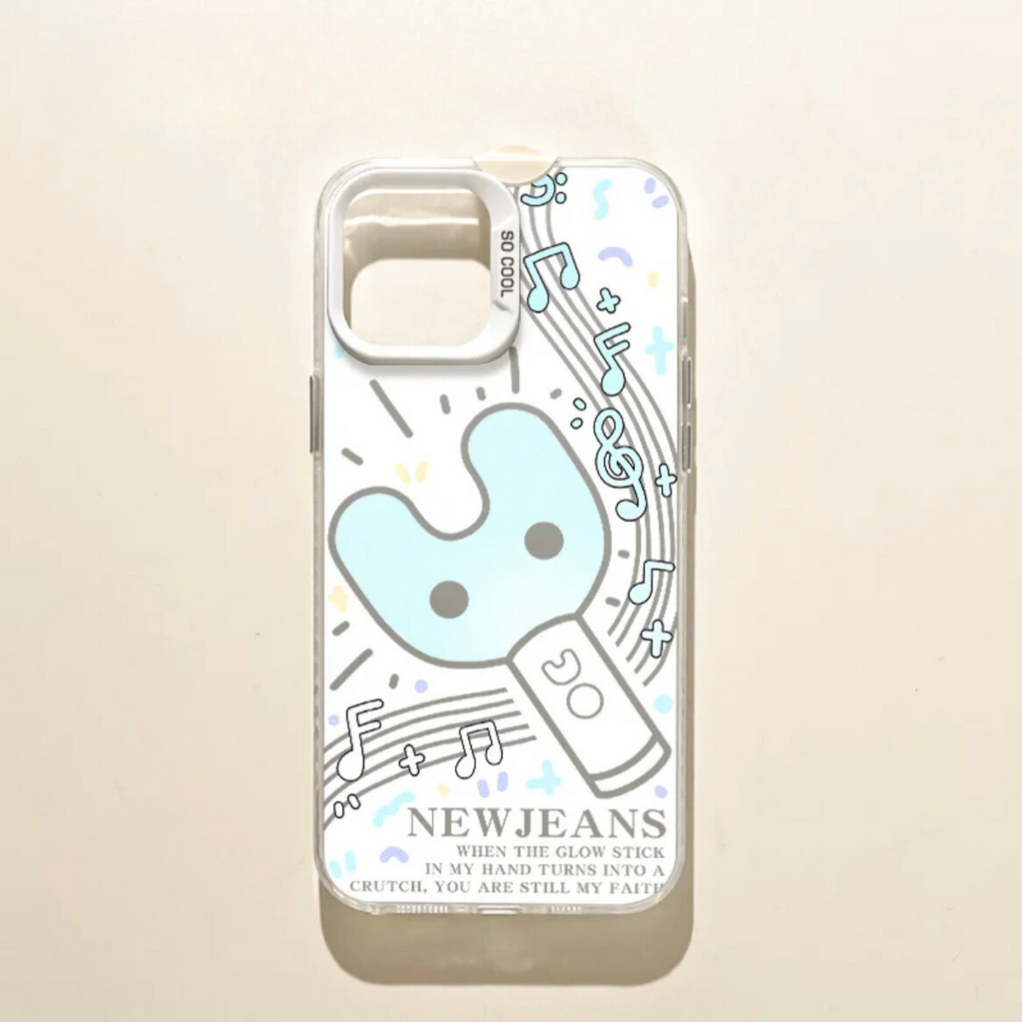 NewJeans Lightstick Kpop Phone Case | Gift for Bunnies 버니즈