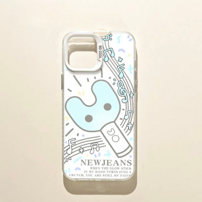 NewJeans Lightstick Kpop Phone Case | Gift for Bunnies 버니즈