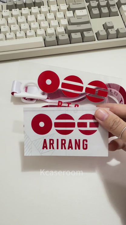In Stock—BTS Lightstick Lanyard Strap Holder | BTS Arirang World Tour Accessory ARMY purple Inspired Strap Lightstick Lanyard Strap