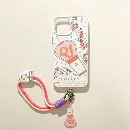 Red Velvet Lightstick Kpop Phone Case | Gift for ReVeluv 레베럽