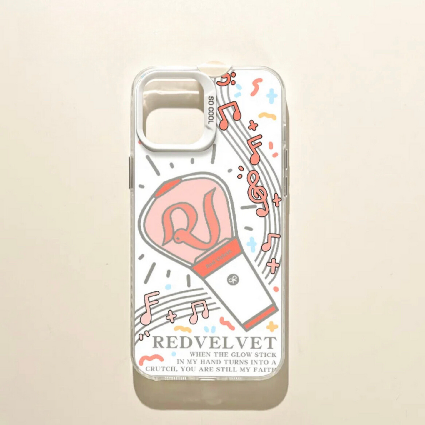 Red Velvet Lightstick Kpop Phone Case | Gift for ReVeluv 레베럽